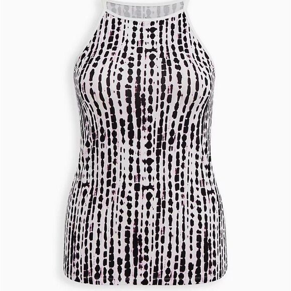 🆕 Torrid  Multi Tie-Dye High Neck Foxy Tank 3X - Picture 5 of 8